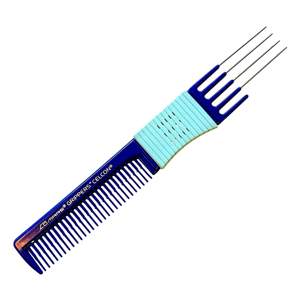 Comare Celcon Comb Blue Teasing Lifting Finishing Hairstyles Grippers USA